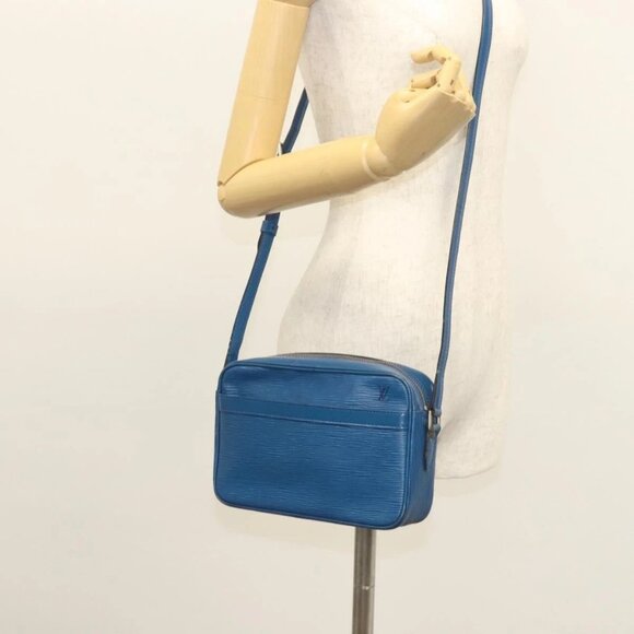 LOUIS VUITTON Epi Trocadero 23 Shoulder Bag Blue - Picture 1 of 16